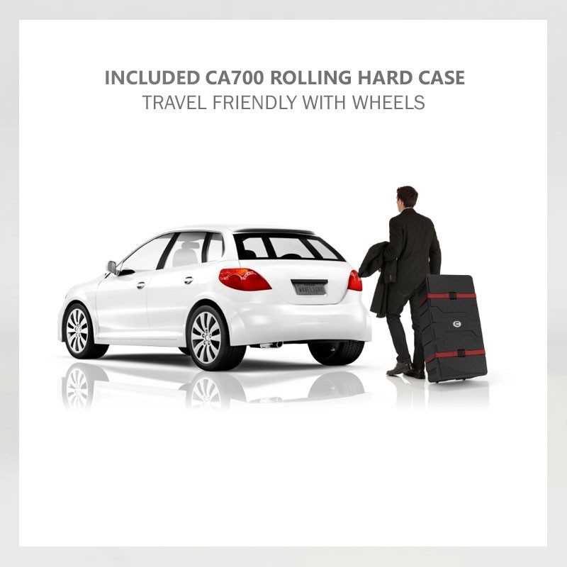 CA700 Wheeled Case-to-Podium Kit