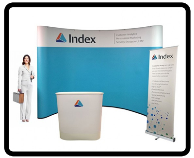 10ft pop up Trade show display kit