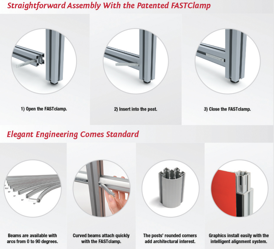 ISOFrame Wave modular display key buying features.