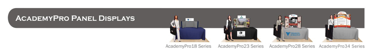 AcademyPro Panel Table Top Displays