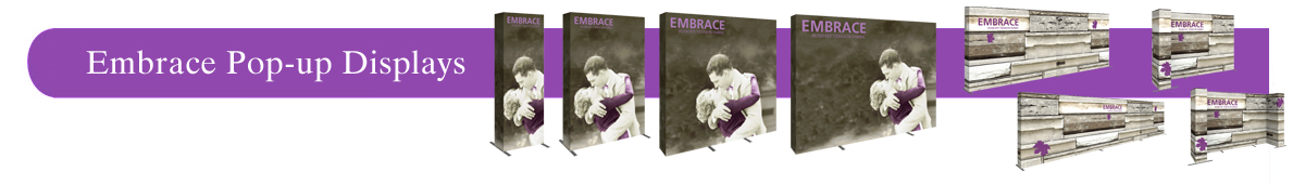 Embrace Push-Fit Tension Fabric Displays