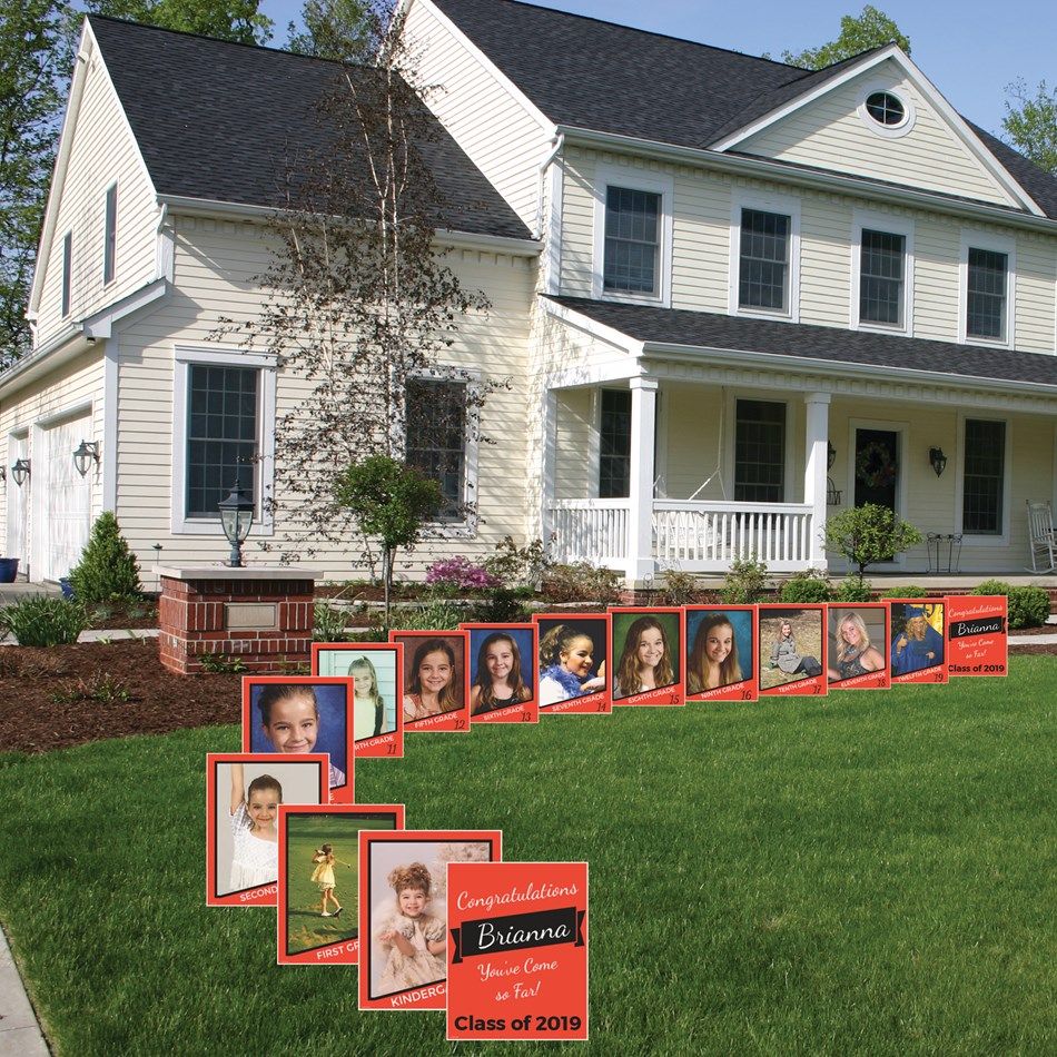 Graduation signs - ground stake yard signs