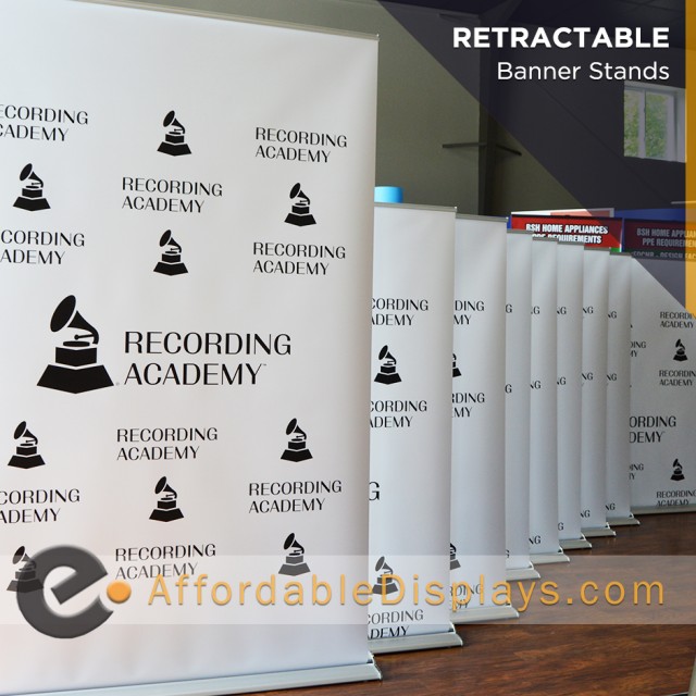 Retractable Banner Stands - Recording Academy GRAMMYs