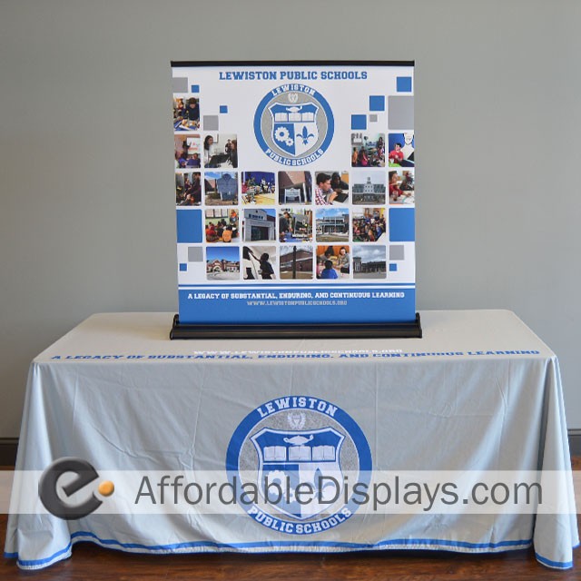Table Top Banner Stand - Lewiston Public Schools