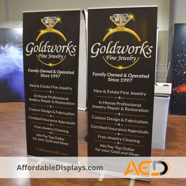 Goldworks - Retractable Banner Stands