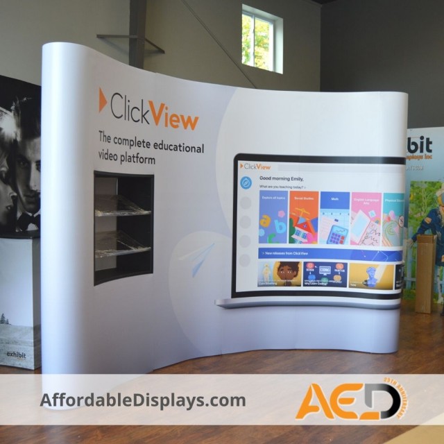 Clickview - 10ft Graphic Pop-Up Display