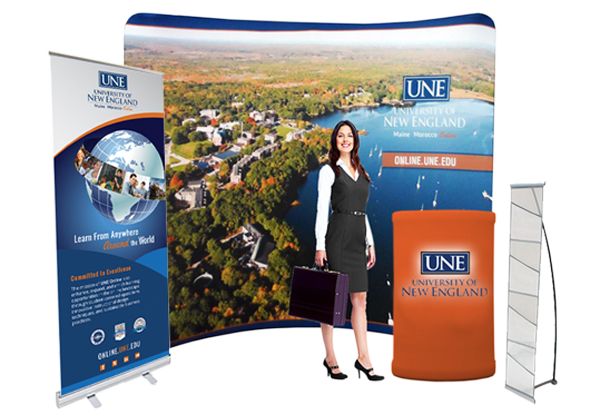 Personalized Jumbo Banner Small Tube 36 x 72 Graphic Package